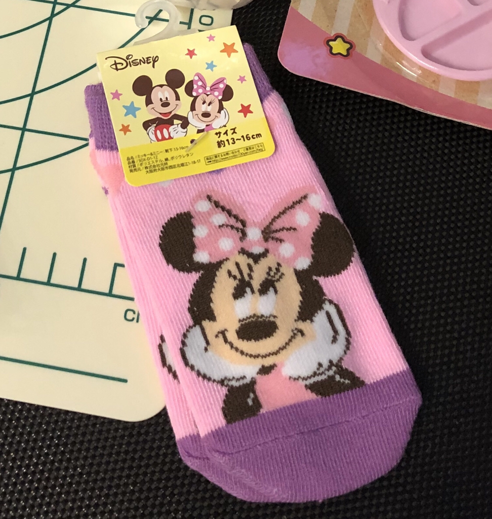 セリア 27 株掲示板のクチコミ セリアのミニー ディズニー キッズ靴下 Ferci